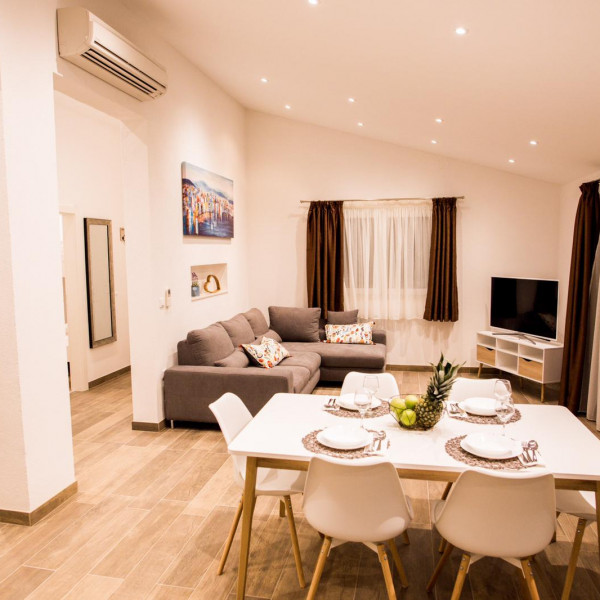 Living room, Apartmani Cambio, Dream Holiday Travel Tourist Agency - Okrug Gornji Croatia Okrug Gornji