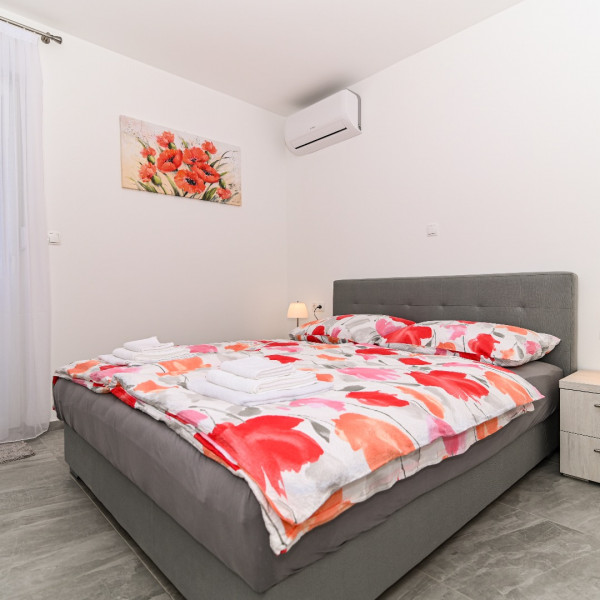 Bedrooms, Luxury apartment with swimming pool Ana, Dream Holiday Travel Tourist Agency - Okrug Gornji Croatia Okrug Gornji